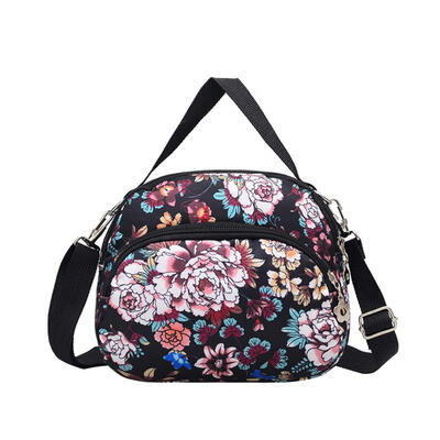 

Women Shoulder Messenger Bag Nylon Floral Print Handbags Crossbody Bags