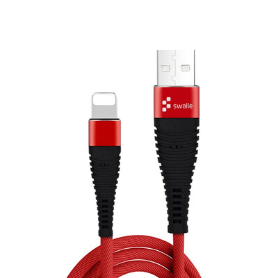 

Swalle 2A 3A Micro usb Type C Apple 3-in-1 data cable magnetic head braid PVC line