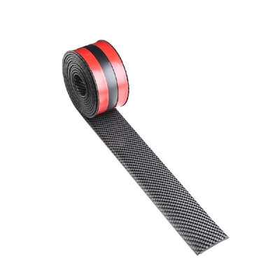 

Universal Car Sticker 4D Carbon Fiber Rubber DIY Door Sill Protector Edge Guard 1m 5cm