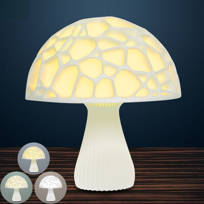 

〖Follure〗Mushroom Moon Lamp 3D Mushroom Lamp Light Decoration Night Light Pat Light