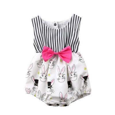

Newborn Baby Girl Bunny Rabbit Romper Bodysuit Jumpsuit Playsuit Outfits Clothes