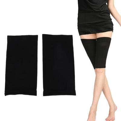 

Greensen Fashion Thin Thigh Sleeping Socks Body Shaper Leg Slimming Compression Socks Black