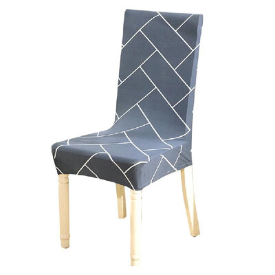 

Printed Chair Cover Soft Milk Silk Home Seat Protector Stretch Anti Dust