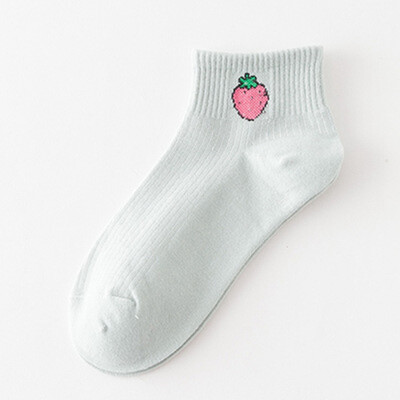 

Cute Fruit Pattern Cotton Hosiery Socks Fashion Art Painting Knitted Sport Skateboard Socks Funny Harajuku Socks Women Happy Socks