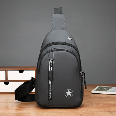 

Chest bag mens tide brand multi-function shoulder bag casual mens bag Messenger bag fashion student youth small backpack