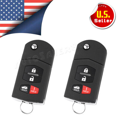 

2 For Mazda 3 - 2010 2011 2012 2013 Keyless Entry Remote Car Key Fob Replacement