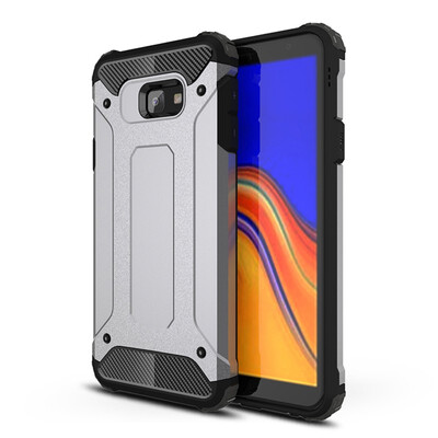 

Hybrid Bumper Case Samsung Galaxy J4 J4 Plus Soft TPU Cover Samsung J4 Core SM J415FNDS J415FDS J415 Armor Case