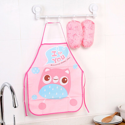 

〖Follure〗Children Waterproof Cartoon Kitchen Cooking Bib Apron Paint Apron Paint Eat Dri