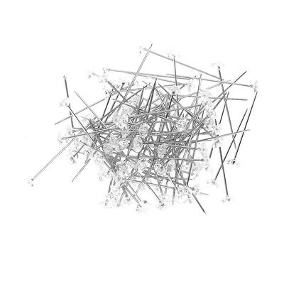 

100pcs Rhinestone Head Sewing Pins Stitching Needles DIY Dressmaking Tools