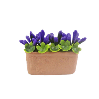 

Siaonvr Simulation Decoration Dollhouse Miniature Scene Potted Plant Pretend Play Toy