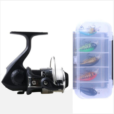 

1 Set 521 Fishing Reel Artificial Bait Metal Wheel With Line Portable Outdoor Fishing Accessories Top Sale