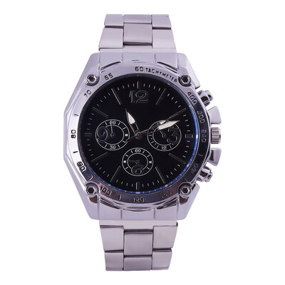 

Explosion models mens tall business alloy steel belt watch digital quartz watch mens section
