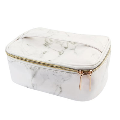 

Portable Travel Marble Makeup Brushes Cosmetic Pens Bags Storage Organizer