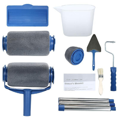 

Paint Roller Set with Sticks Decorate Runner Tool Painting Brush Set
