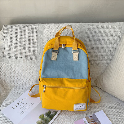 

Schoolbag female Korean high school ins wind wild sen college students campus backpacks ancient girl color backpack