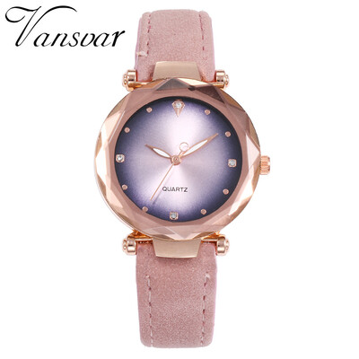

Luxury Women Watches Dot Irregular Dial Ladies Quartz Wristwatch Solid Color Leather Strap Business Style Clock Montre Femme