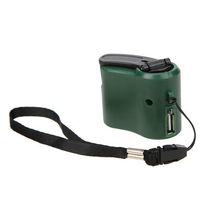 

Portable USB Phone Emergency ABS Charger 55V Hand Crank Travel Charger