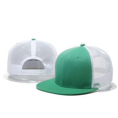 

SUNSIOM Adjustable Snapback Trucker Baseball Cap Hat Men Unisex Mesh Visor Flat Hat