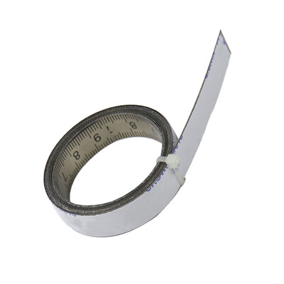 

1pcs Stainless Steel Metric Scale Ruler For Woodworking W Self-adhesive Tape