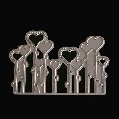 

Heart Balloons Metal Festival Theme Stencils DIY Invitatin Album Book Decoration Cutting Dies