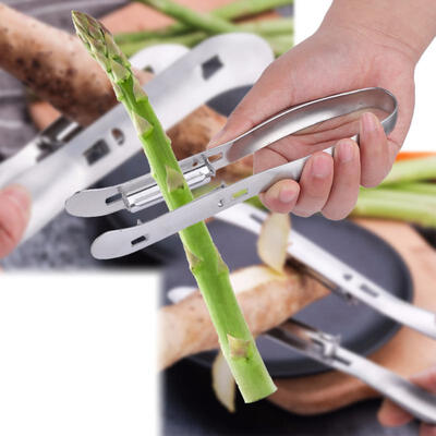 

Greensen 1Pc Stainless Steel Asparagus Vegetables Peeler Multifunction Tomato Remover