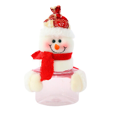 

Toponeto Christmas Candy Jar Santa Claus SnowmanElk Christmas Gift Desktop Window Decor