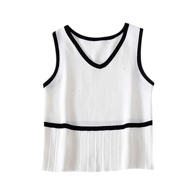 

Women Summer Sexy V Neck Sleeveless Slim Camisole T-Shirt