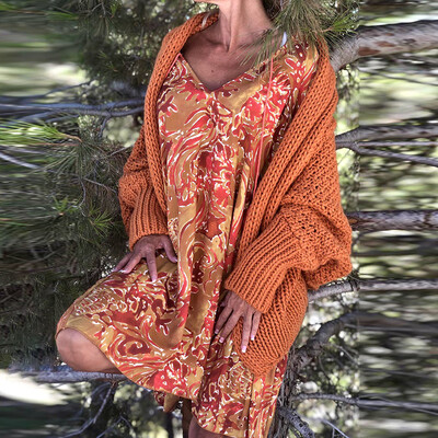 

Women Long Batwing Sleeve Cardigan Coat Sweater Knitwear Casual Loose Outwear
