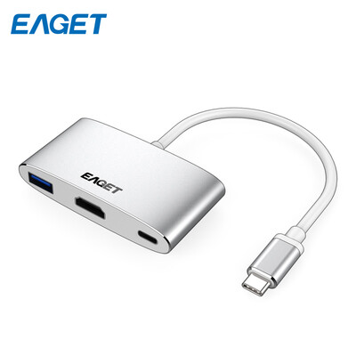 

EAGET CH13 Type-C to HDMI Adapter Multiport USB 30 Hub Video Converter Support PD