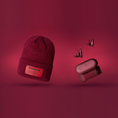

Shantou Skullcandy PUSH True Wireless Bluetooth Headset Comfortable Fashion Earbuds Red Limited Edition