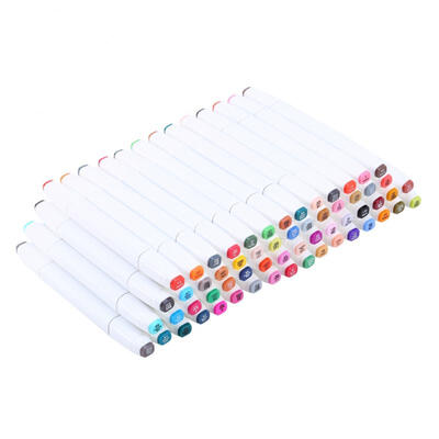 

Greensen Broad & Fine Point Tips 60-Colours Graphic Marker Pens for Animation Design