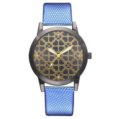 

Fashion screen printing mirror fashion table diamond time scale wrist watch female watch