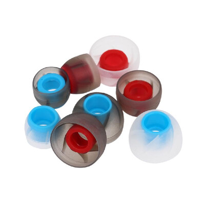 

12 Pairs 24 PCS  M S 45mm Soft Silicone In-Ear Earphone Covers Earbud Tips Earbuds Eartips Dual Color Ear Pads Cushion for Headp