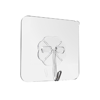 

Kitchen bathroom hooks without nails paste door hooks strong hooks glue strong load-bearing walls nail-free Single bare galvanized