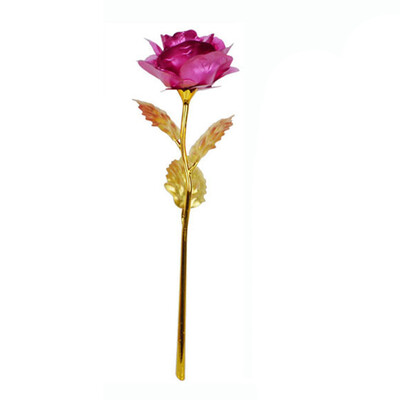 

Gobestart Mothers Day Decoration Gift Foil Plated Rose Gold Rose Lasting Forever