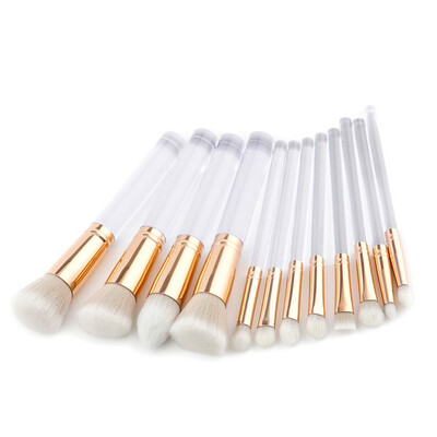 

〖Follure〗New 12Pcs Pencil Foundation Eye shadow Makeup Brushes Eyeliner Brush