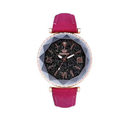 

Women Watches Exquistite Simple Starry Leisure Watch Quartz Wristwatch Minimalist Ladies Clock Relogio Feminino Kol Saati
