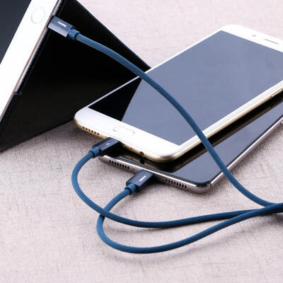 

REMAX KEROLLA 1M 3-in-1 Braided Type-CMicroIPHONE Fast Charging Cord