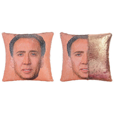 

Super Shining Trump Reversible Color Changing Pillow Case Magical Cushion Cover Sequins Pillow Cover