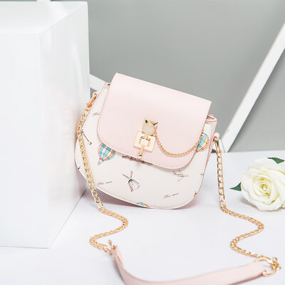 

Summer ins small womens bag 2019 tide Korean students shoulder chain messenger bag Joker fashion