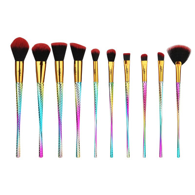 

〖Follure〗10PCS Make Up Foundation Eyebrow Eyeliner Blush Cosmetic Concealer Brushes