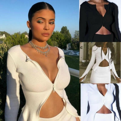 

Autumn Women&39s Casual Long Sleeve Cardigan Knitted Zipper Jacket Sweater Coat Outwear Knitwear