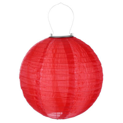 

12in Waterproof LED Solar Cloth Chinese Lantern Festival Party Hanging Lamp