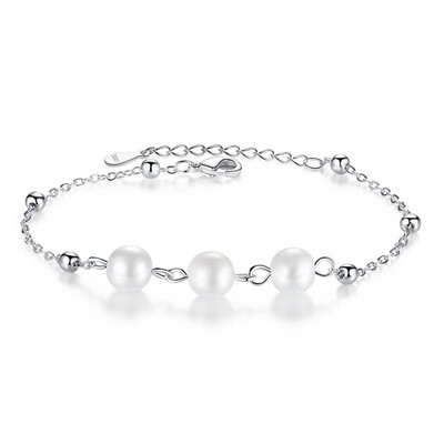 

Imitation Pearl Charm Bracelets Chain For Women Fashion Jewelry Brithday Gift Elegant Casual Accessories W135