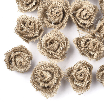 

Handmade Burlap Rose Costume Accessories with Double Faced Adhesive Tapes Tan 2835x2530mm
