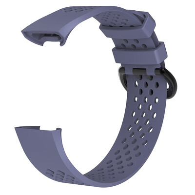 

For Fitbit Charge 3 Watch Band Replacement Silicone Breathable Wrist Bracelet