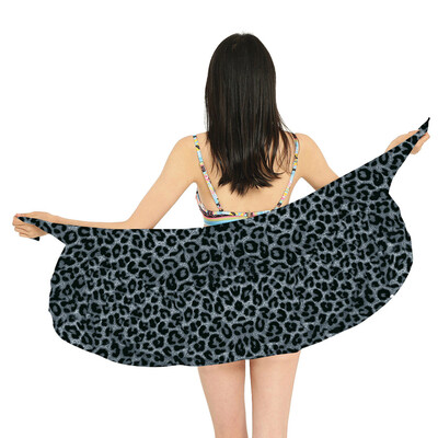 

Roseonmyhand Women Printing Sunscreen Shawl Beach Bikini Swimwear Wrap Coverup Skirt Swimsuit