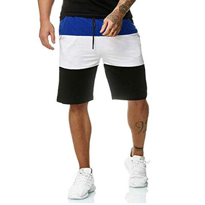 

Gobestart Mens Splicing New Style Cotton Multi-Pocket Overalls Shorts Fashion Pant