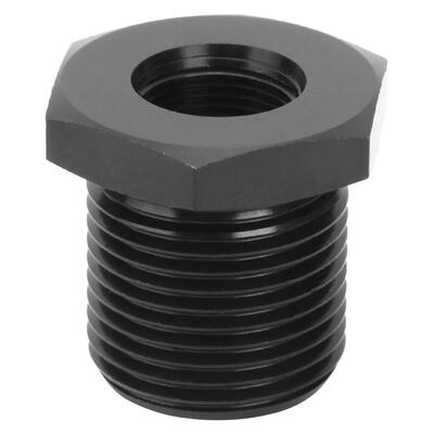

Universal Aluminum Alloy Automotive Car Threaded Oil Filter Adapter Black