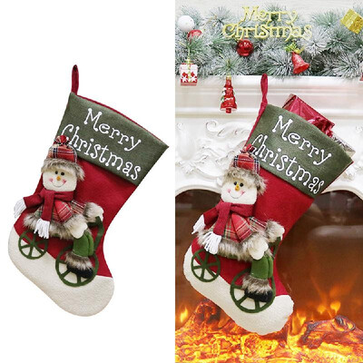 

Christmas New Style Creative Christmas Socks Gift Bag Christmas Tree Pendant Christmas Decoration For Christmas Party Decorating